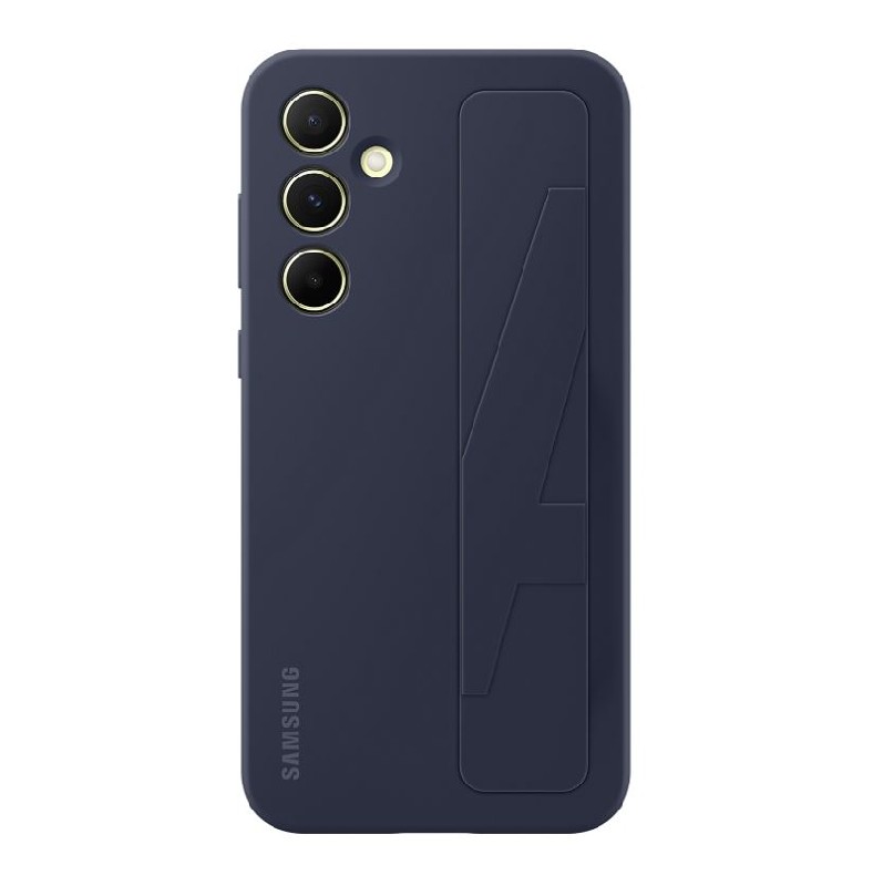 Samsung F-GA556TBE Standing Grip Cover -kuori Galaxy A556 A55 5G:lle