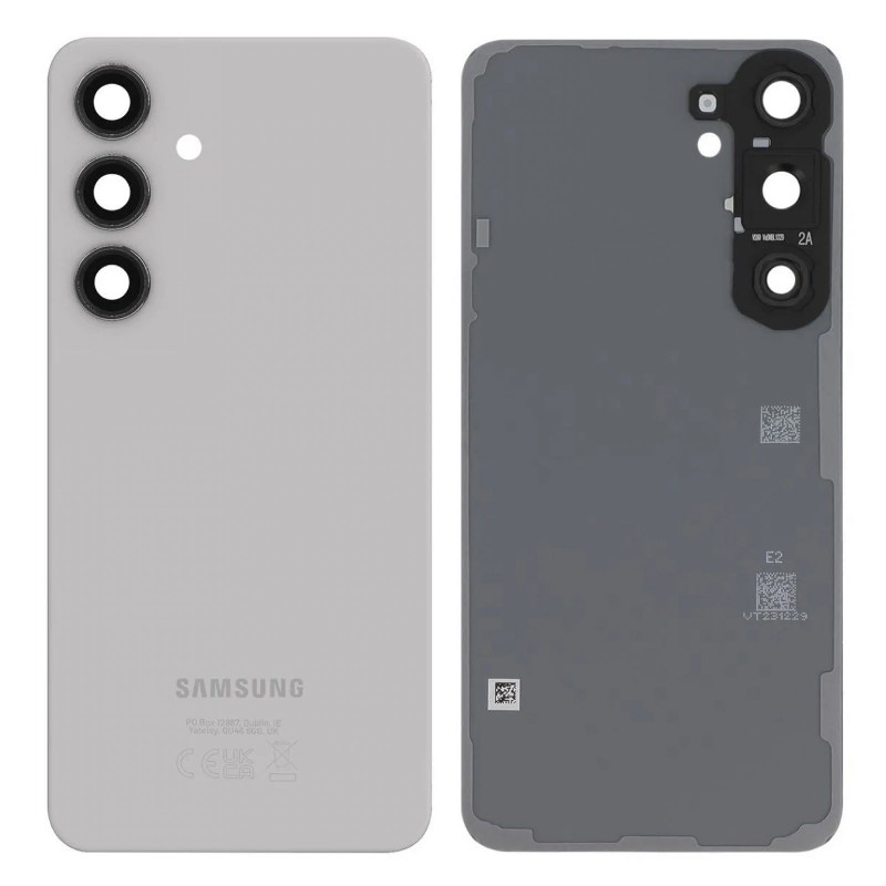 Takakansi Samsung S926 S24 Plus marmori harmaa alkuperäinen (käytetty luokka B)