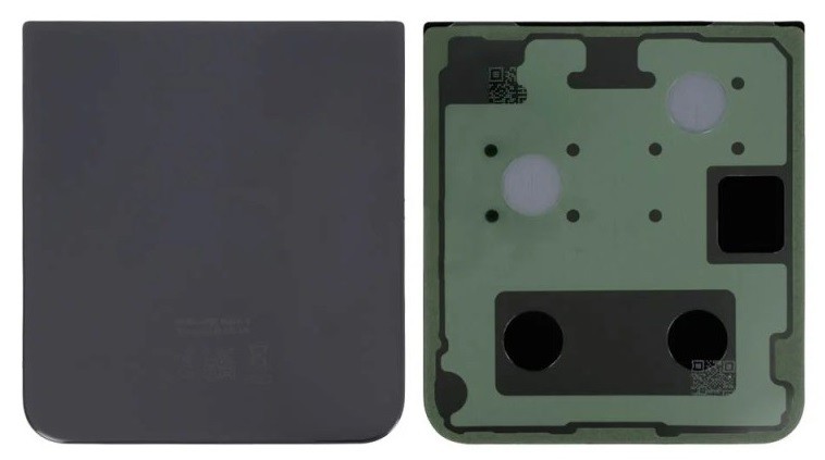 Alempi takakansi Samsung F731 Z Flip 5 Graphite alkuperäinen (käytetty Grade C)