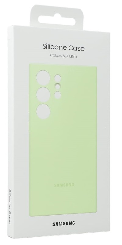 Samsung EF-PS928TGE Silicone Cover -kuori Galaxy S928 S24 Ultra:lle, limetenvihreä