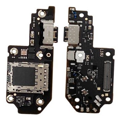 Flex Xiaomi Poco X4 GT 5G latauspistokkeella ja mikrofonilla, SIM-kortin kontakti alkuperäinen (service pack)