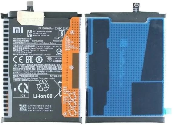 Akku alkuperäinen Xiaomi Poco X3/Poco X3 Pro 5160mAh BN57 (service pack)