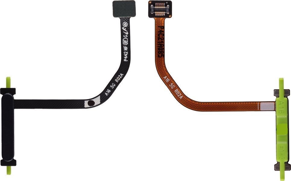 Flex Samsung A166 A16 5G sormenjälkianturilla Blue Black alkuperäinen (service pack)