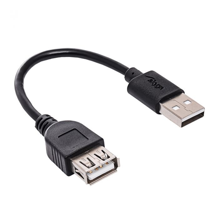 Adapteri Akyga AK-USB-23 USB - OTG 0,15m musta
