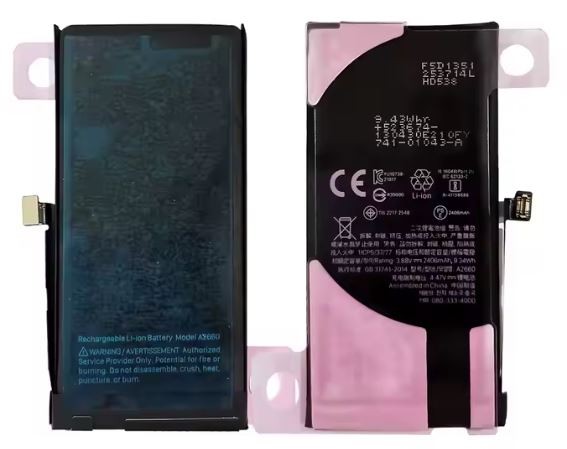 Alkuperäinen akku iPhone 13 Mini 2406mAh itsediagnosoiva tarralla
