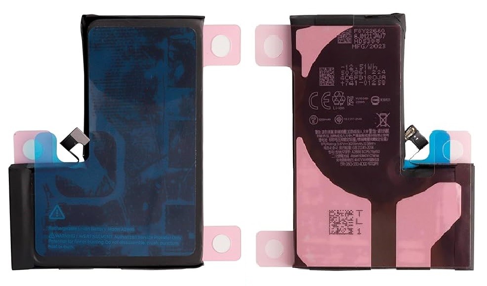 Alkuperäinen akku iPhone 14 Pro 3200mAh itsediagnosoiva tarralla