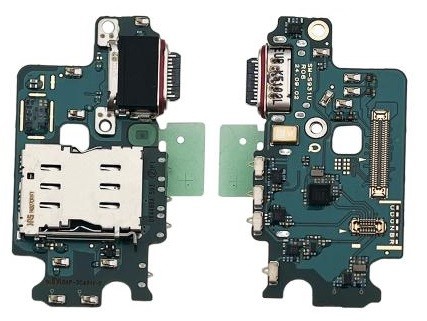 Flex Samsung S931 S25 latauspistokkeelle, mikrofonille, SIM-lukijalle alkuperäinen (service pack)