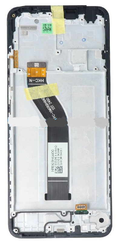LCD-näyttö Xiaomi Redmi 14C 4G/Poco C75 kosketusnäytöllä ja kehyksellä musta alkuperäinen (huoltopakkaus)