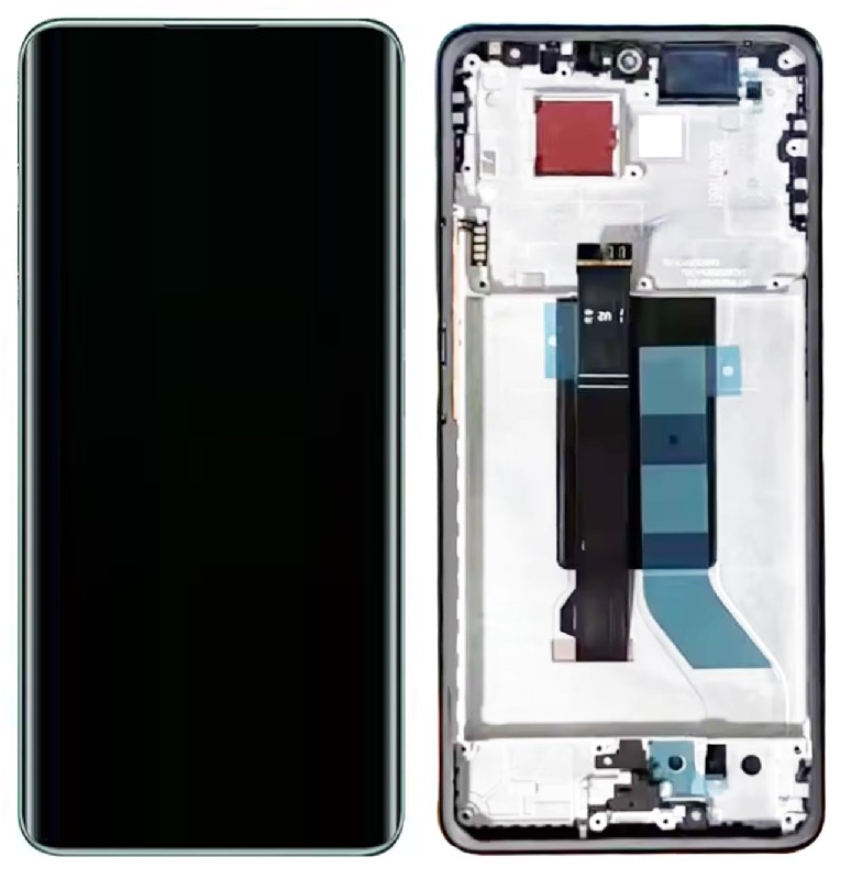 LCD-näyttö Xiaomi Redmi Note 14 Pro 5G kosketusnäytöllä ja kehyksellä Midnight Black alkuperäinen (service pack)