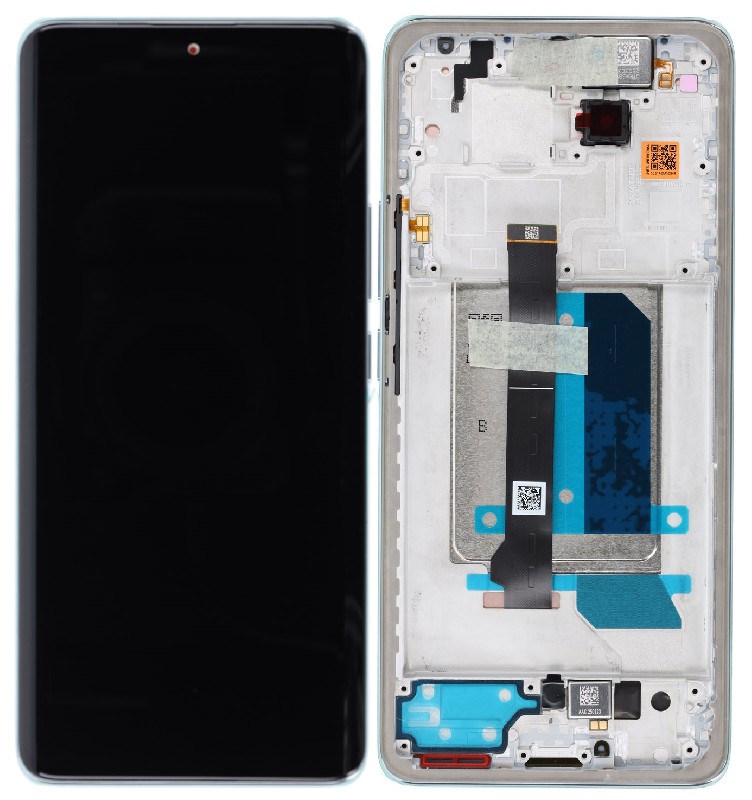 LCD-näyttö Xiaomi Redmi Note 14 Pro+ 5G kosketusnäytöllä ja kehyksellä Frost Blue alkuperäinen (service pack)