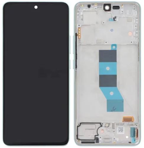 LCD-näyttö Xiaomi Redmi Note 14 5G kosketusnäytöllä ja kehyksellä Lavender Purple alkuperäinen (service pack)