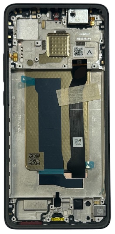 LCD-näyttö Xiaomi Poco X7 Pro 5G kosketusnäytöllä kehyksellä musta alkuperäinen (huoltopakkaus)
