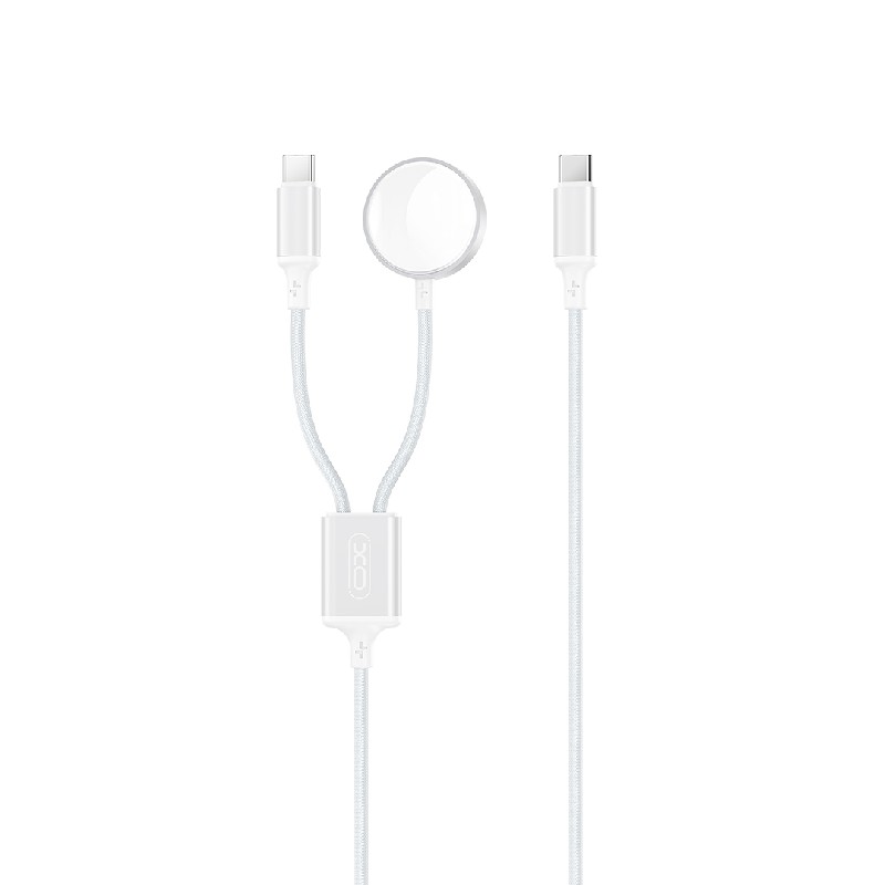 Langaton laturi XO (CX030) Apple Watch 2in1 valkoinen