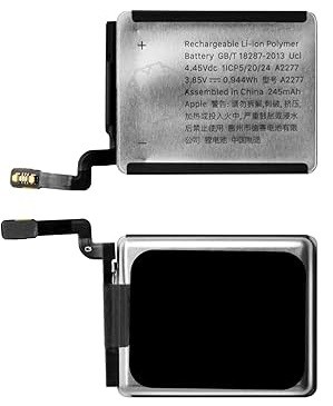 Alkuperäinen akku Watch Series 5 40mm 245mAh A2277