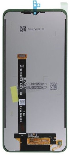 LCD-näyttö Samsung G766 Xcover 7 Pro 2025 kosketusnäytöllä musta alkuperäinen (service pack)