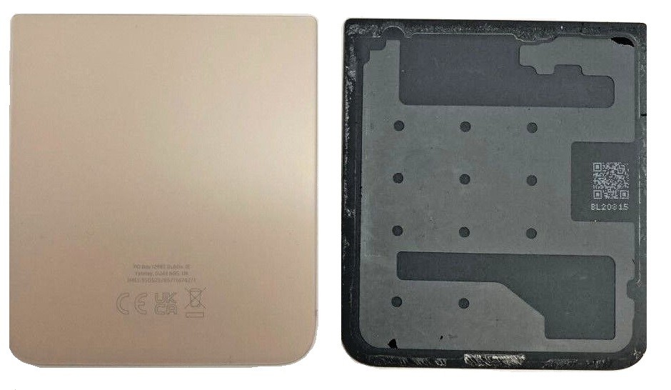 Back down cover for Samsung F721 Z Flip4 5G Pink Gold original (service pack)