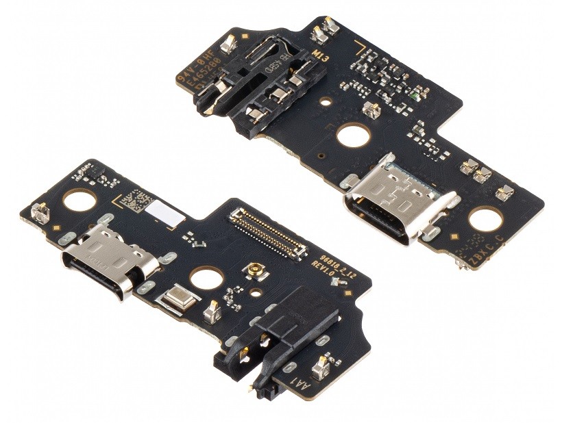 Flex Samsung A055 A05 latauspistokkeelle, mikrofonille, kuulokeliittimelle alkuperäinen (service pack)