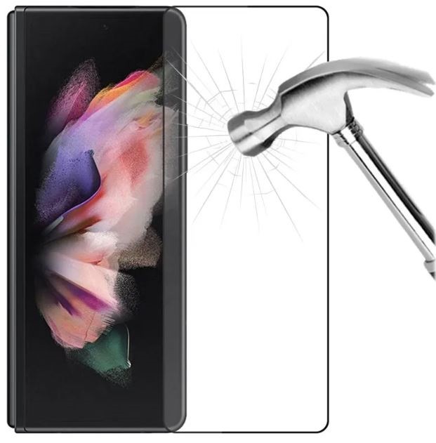 Screen protection glass "5D Full Glue" Samsung F956 Z Fold6 Outer black bulk