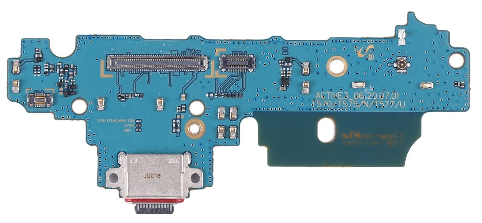 Flex-kaapeli Samsung T570/T575/T577 Tab Active 3 8.0 latausliittimelle alkuperäinen (service pack)