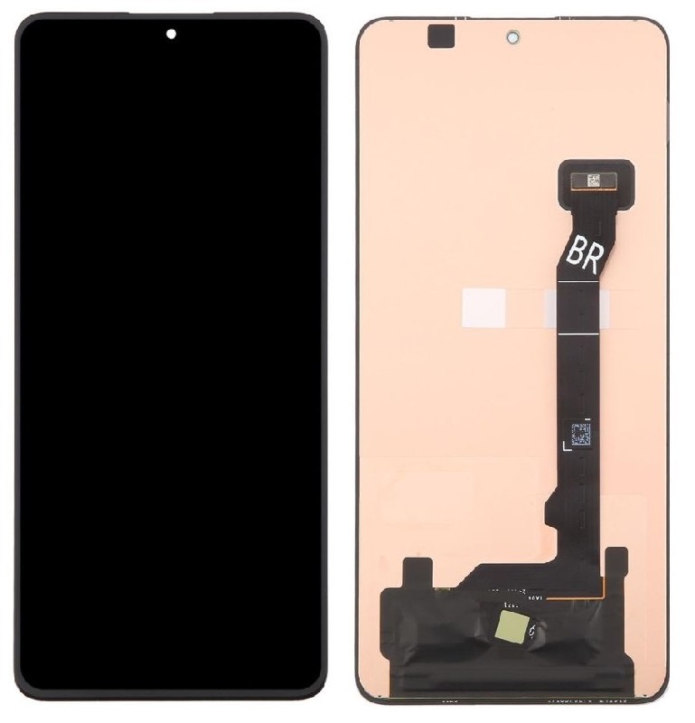 LCD-näyttö Xiaomi Poco X7 Pro 5G kosketusnäytöllä musta OLED