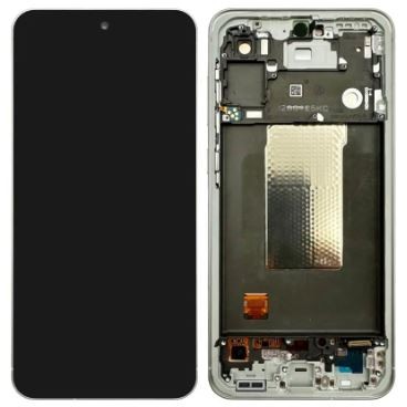 LCD screen Samsung A566 A56 5G with touch screen and frame Graphite OLED (real size)