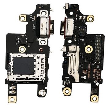 Flex Xiaomi Poco X7 Pro 5G latauspistokkeella ja mikrofonilla, SIM-kortin kontakti alkuperäinen (service pack)