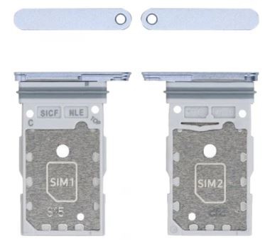 SIM-kortinpidike Samsung S931 S25/S936 S25 Plus Icy blue alkuperäinen (service pack)