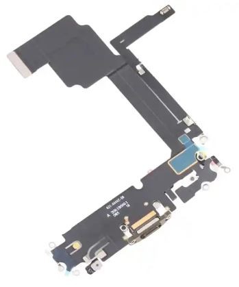 Flex iPhone 15 Pro Max latausliittimen kaapeli mikrofonilla Blue Titanium alkuperäinen (käytetty Grade A)