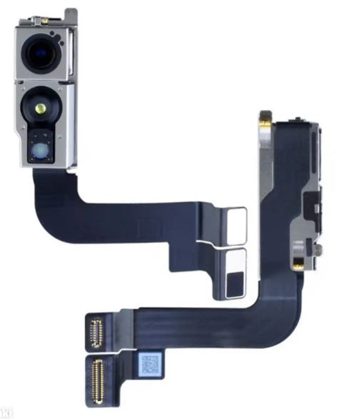 Flex iPhone 15 Pro Max etukameralla, valoanturilla käytetty alkuperäinen (käytetty Grade A)