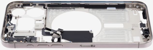 Middle housing iPhone 15 Pro Natural Titanium original (used Grade A)