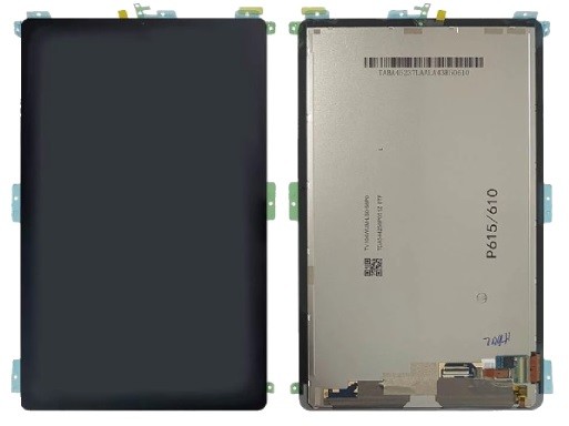 LCD-näyttö Samsung P620/P625 Tab S6 Lite 2024 kosketusnäytöllä musta alkuperäinen (huoltopaketti)
