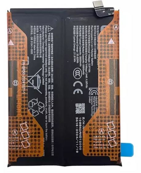 Akku alkuperäinen Xiaomi Redmi Note 14 4G 5500mAh BR50 (service pack)