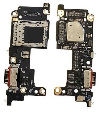 Flex Xiaomi 12T Pro latausliittimellä ja mikrofonilla, SIM-kortin kontaktilla alkuperäinen (service pack)