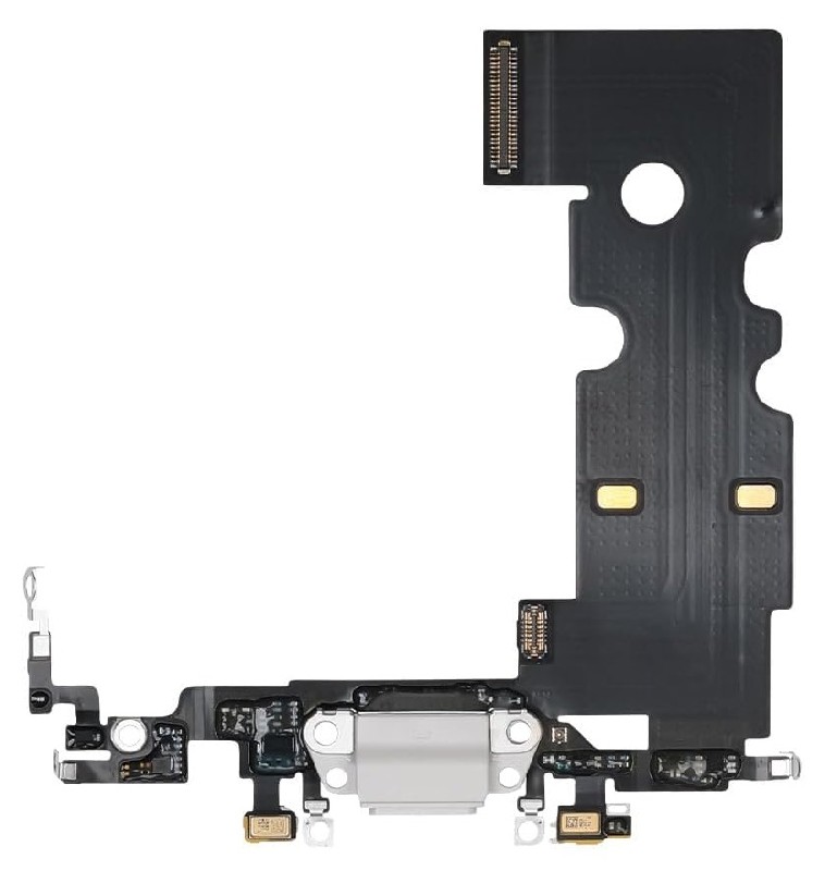 Flex iPhone SE 2020/SE 2022 latausliittimen kaapeli mikrofonilla Starlight alkuperäinen (käytetty Grade A)