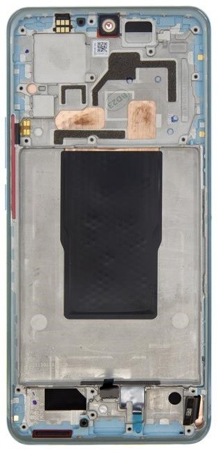 LCD-näyttö Xiaomi 12T/12T Pro kosketusnäytöllä kehyksellä sininen alkuperäinen (käytetty Grade B)