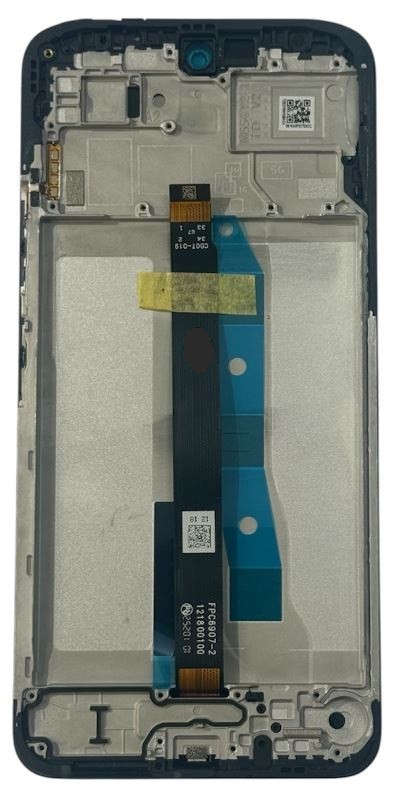LCD-näyttö Xiaomi Redmi 15 4G (Eurooppa)/Poco M7 4G (Eurooppa) kosketusnäytöllä kehyksellä musta alkuperäinen (huoltopakkaus)