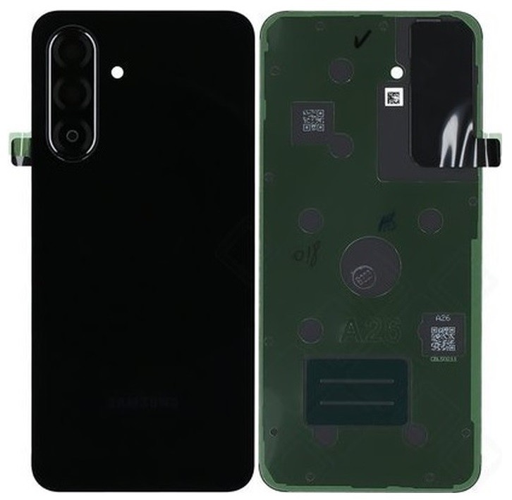 Takakansi Samsung A266 A26 5G musta alkuperäinen (service pack)