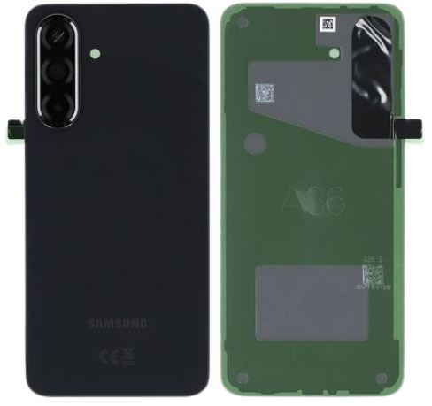 Takakansi Samsung A366 A36 5G musta alkuperäinen (service pack)