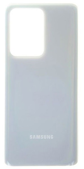 Takakansi Samsung G988 S20 Ultra Cloud White (ilman kameran linssiä) alkuperäinen (käytetty, Grade A)