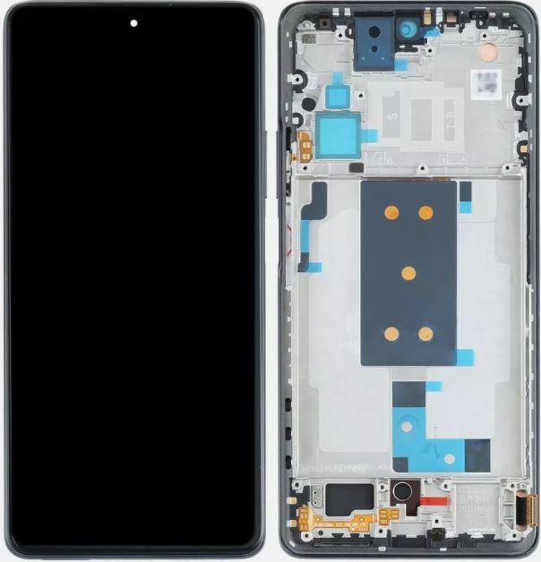 LCD-näyttö Xiaomi 11T 5G kosketusnäytöllä kehyksellä Meteorite Grey alkuperäinen (service pack)