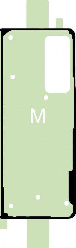 Sticker for back cover Samsung F936 Z Fold4 5G original (service pack)