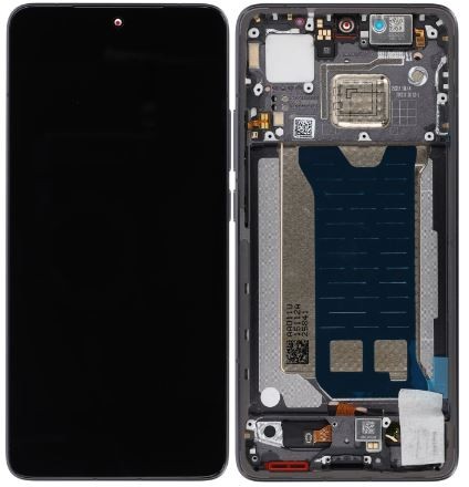 LCD-näyttö Xiaomi Poco F7 Pro 5G kosketusnäytöllä kehyksellä musta alkuperäinen (service pack)