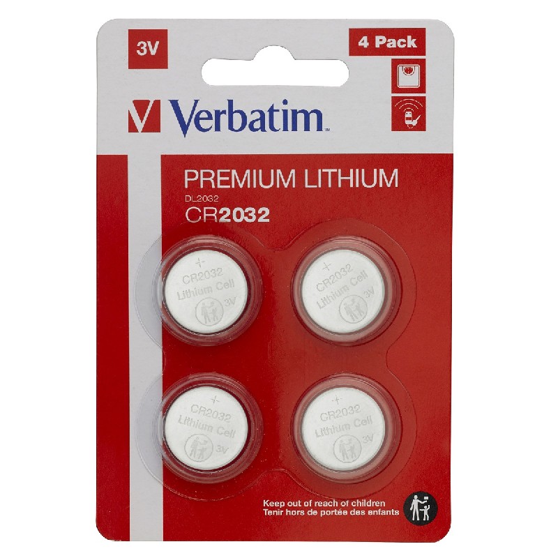 Litiumparistot Verbatim 3V CR2032 (4kpl)