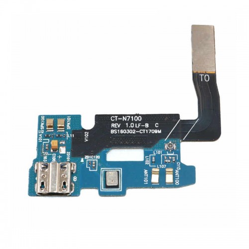 Lataustiivis yhteensopiva Samsung N7100 Note 2 flex-kaapelilla OEM