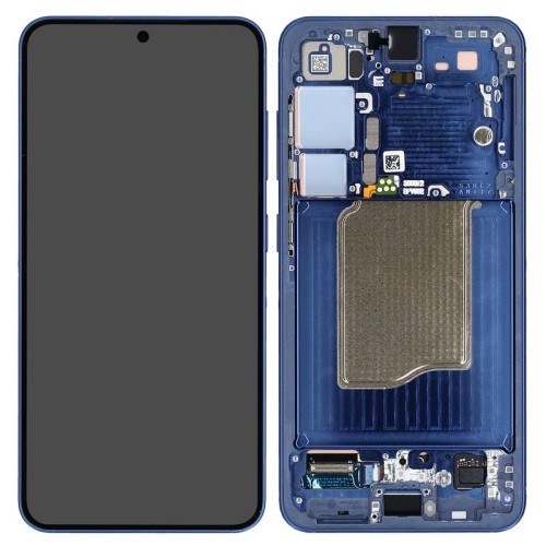 LCD screen Samsung S931 S25 with touch screen and frame Navy original (used Grade C)