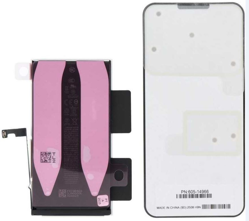 Akku alkuperäinen iPhone 15 Plus:lle 4383mAh (service pack)