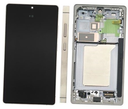 LCD-näyttö Samsung S938 S25 Ultra kosketusnäytöllä ja kehyksellä Titanium Black/Grey/Jade Green/Pink Gold alkuperäinen (koottu service pack)
