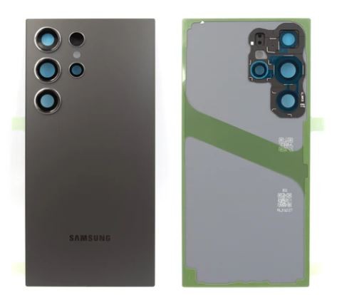 Takakansi Samsung S928 S24 Ultra titaani musta alkuperäinen (käytetty luokka C)