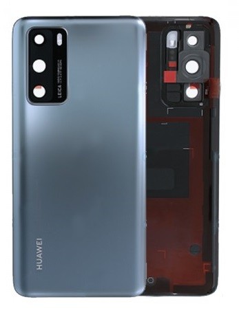 Takakansi Huawei P40 Silver Frost alkuperäinen (service pack)