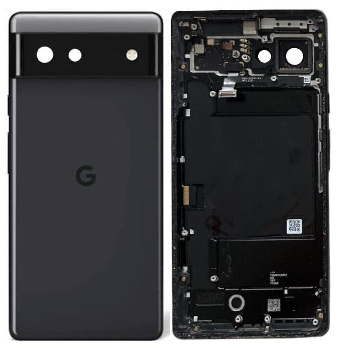 Takakansi Google Pixel 6 Stormy Black alkuperäinen (käytetty Grade B)